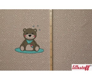Lillestoff Teddy Panel braun beige